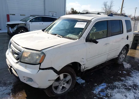 2009 Honda Pilot Ex-L from USA, damaged, VIN 5FNYF48569B044866